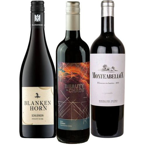 Smagekasse - Top 3 Rødvin wine bottle