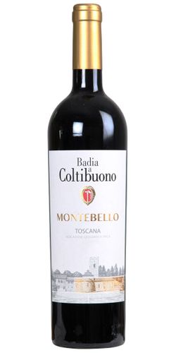 Badia a Coltibuono, Toscana Rosso Montebello 2015 wine bottle