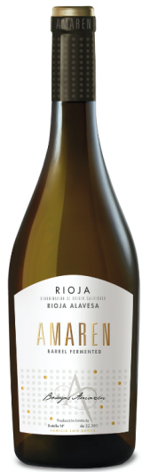 Bodegas Amaren Rioja Alavesa Blanco Barrel Fermented 2020 wine bottle