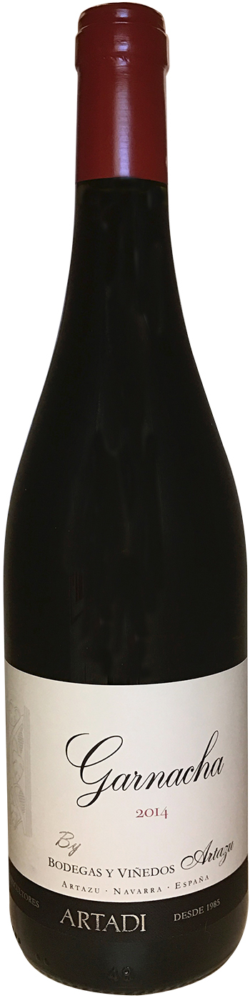 Artadi Garnacha 2014 Artazu wine bottle