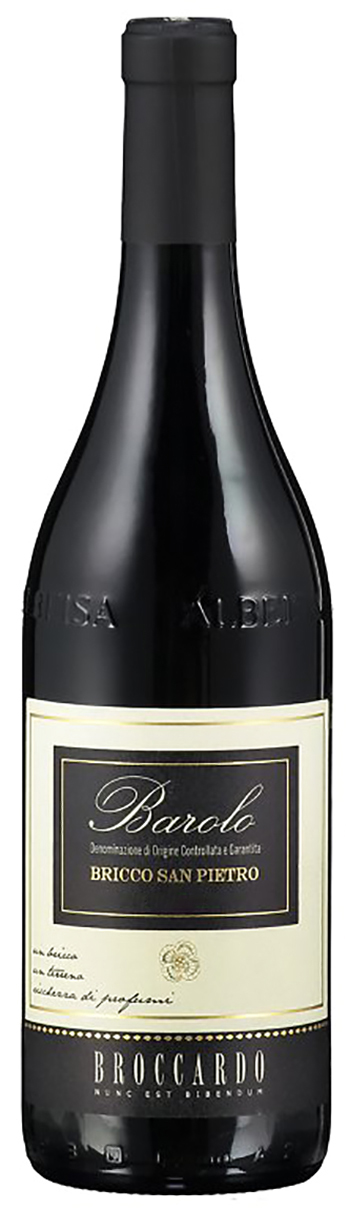 Broccardo Barolo Bricco San Pietro 2018 i trækasse wine bottle