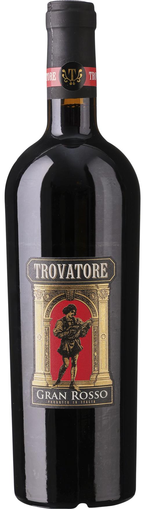 Trovatore Gran Rosso oak aged wine bottle