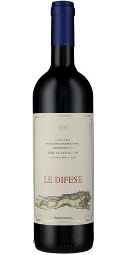 Tenuta San Guido Le Difese 2022 wine bottle