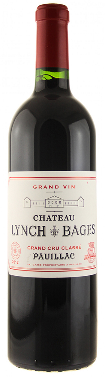 Chateau Lynch-Bages 5. Cru Pauillac 2012 wine bottle