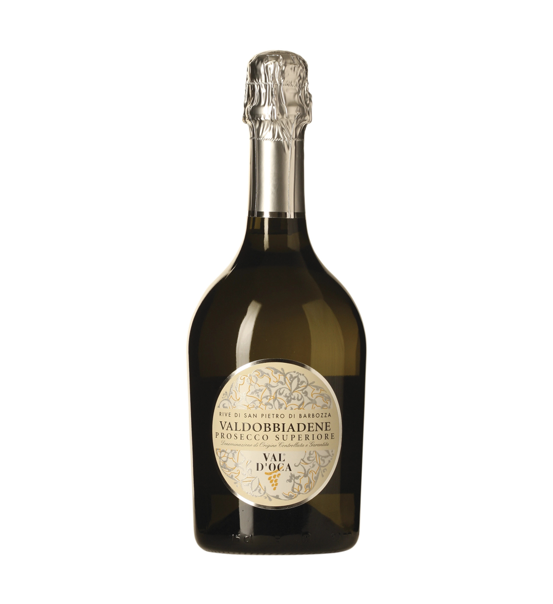 Val d'Oca Valdobbiadene Prosecco Superiore D.O.C.G. Rive di San Pietro di Barbozza wine bottle