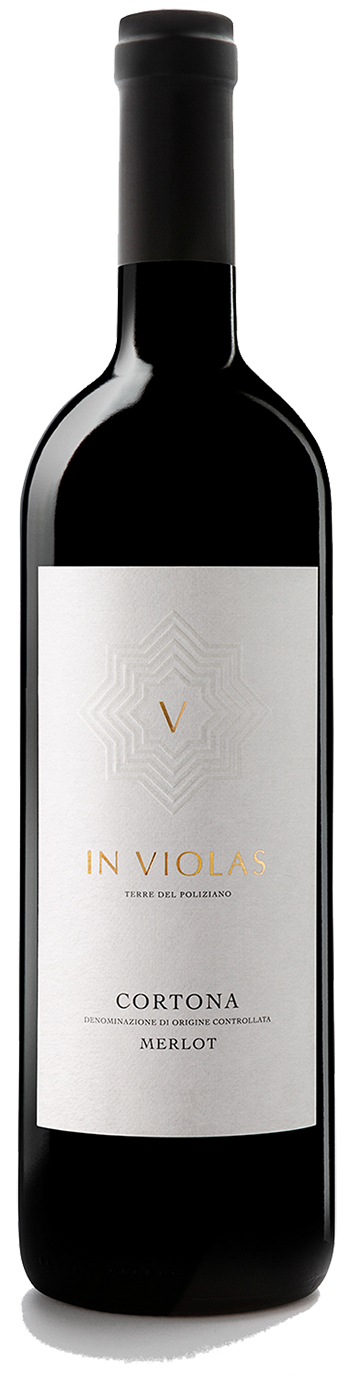 Poliziano Merlot In Violas Cortona DOC 2016 wine bottle