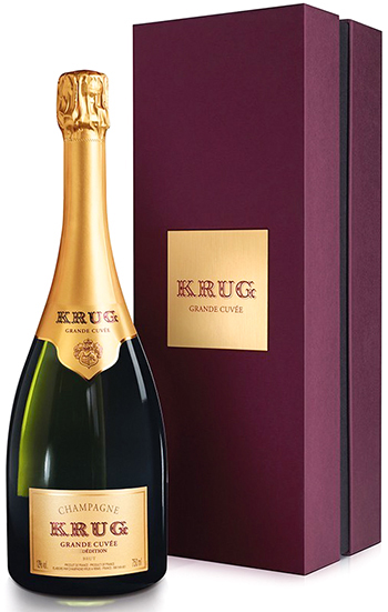 Krug Grande Cuvée Champagne 171ème Edition i gaveæske wine bottle