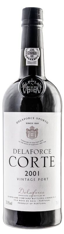 Delaforce Quinta da Corte Vintage Port 2001 wine bottle
