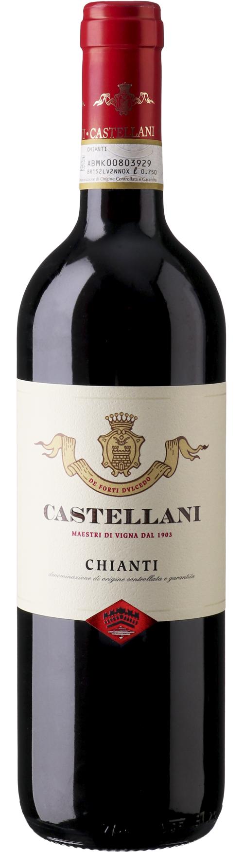 Castellani Chianti wine bottle