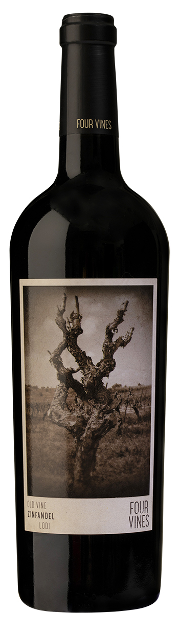 Four Vines, Old Vine Zinfandel Lodi 2019 wine bottle