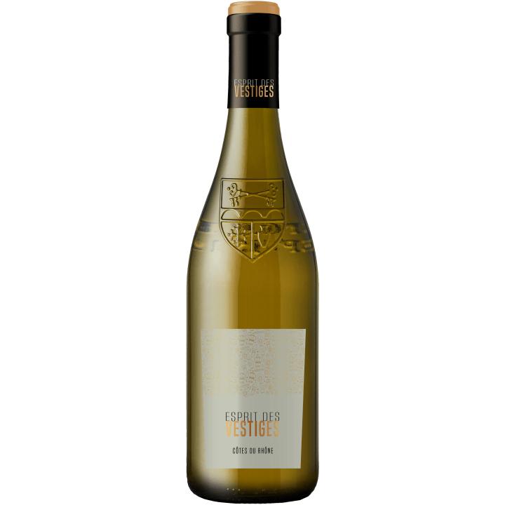 Esprit des Vestiges Cotes du Rhone Blanc 2024 wine bottle