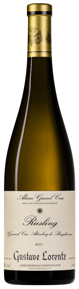 Gustave Lorentz Riesling Grand Cru Altenberg de Bergheim 2018 ØKO wine bottle