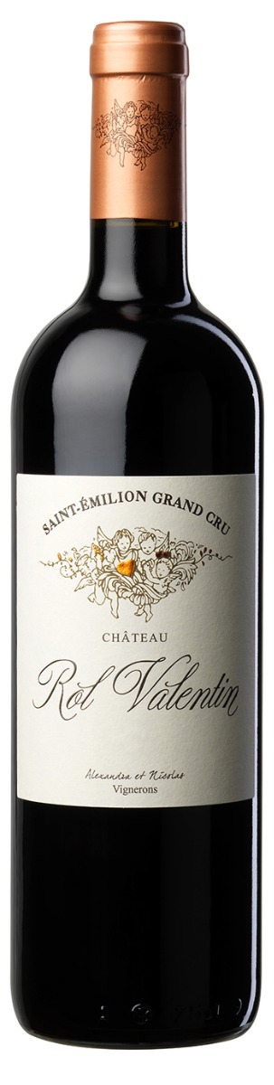 Château Rol Valentin Saint-Émilion Grand Cru 2020 i trækasse wine bottle