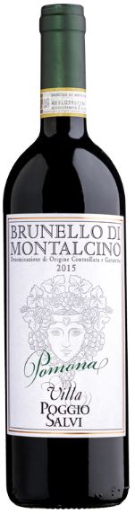 Villa Poggio Salvi Brunello di Montalcino Pomona 2015 wine bottle