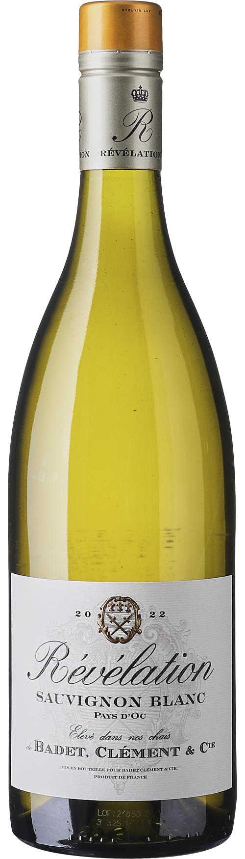 Badet Clement Révélation IGP Pays d'Oc Sauvignon Blanc wine bottle