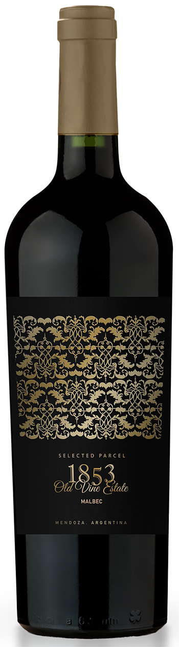 1853 Old Vine Estate Malbec Selected Parcel 2016 wine bottle