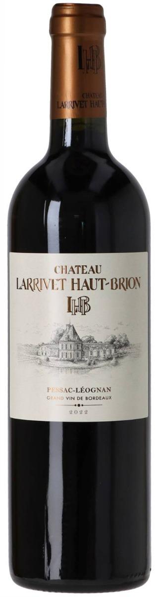 Château Larrivet Haut-Brion Pessac Leognan Rouge AOC wine bottle