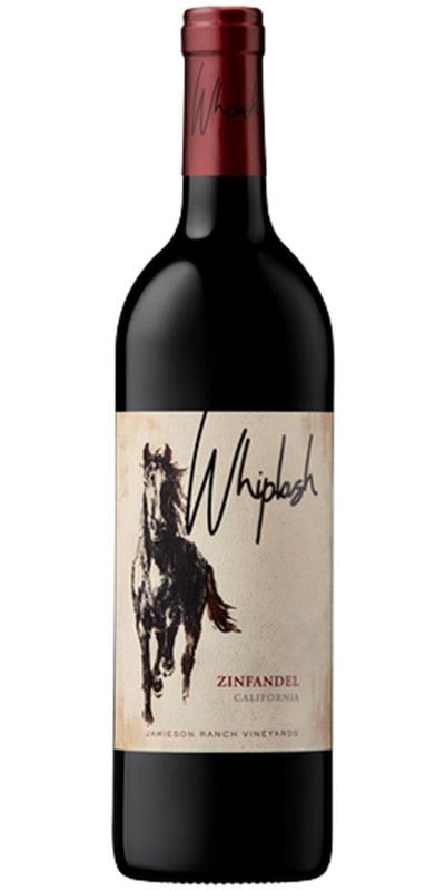 Whiplash Zinfandel 2020 wine bottle