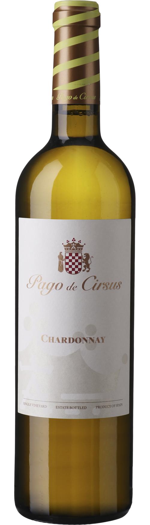 Pago de Cirsus Chardonnay wine bottle