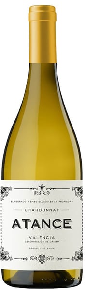 Risky Grapes (Mustiguillo) Atance Chardonnay 2022 ØKO wine bottle