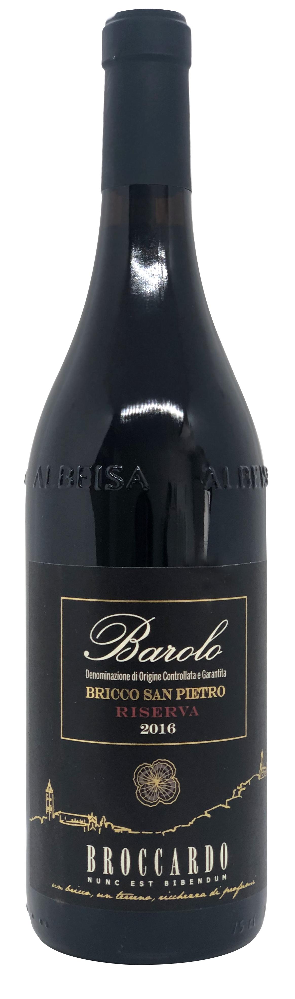 Broccardo Barolo Bricco San Pietro Riserva 2016 wine bottle