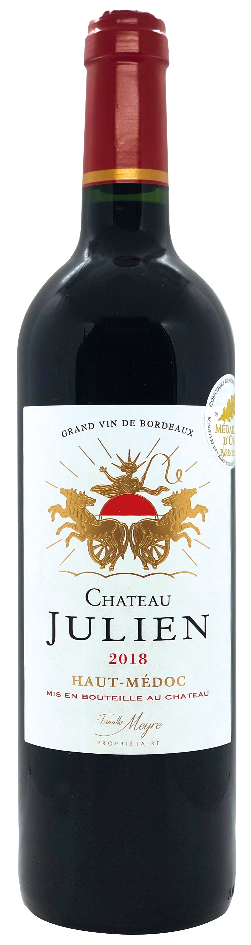 Chateau Julien Haut-Médoc 2018 wine bottle