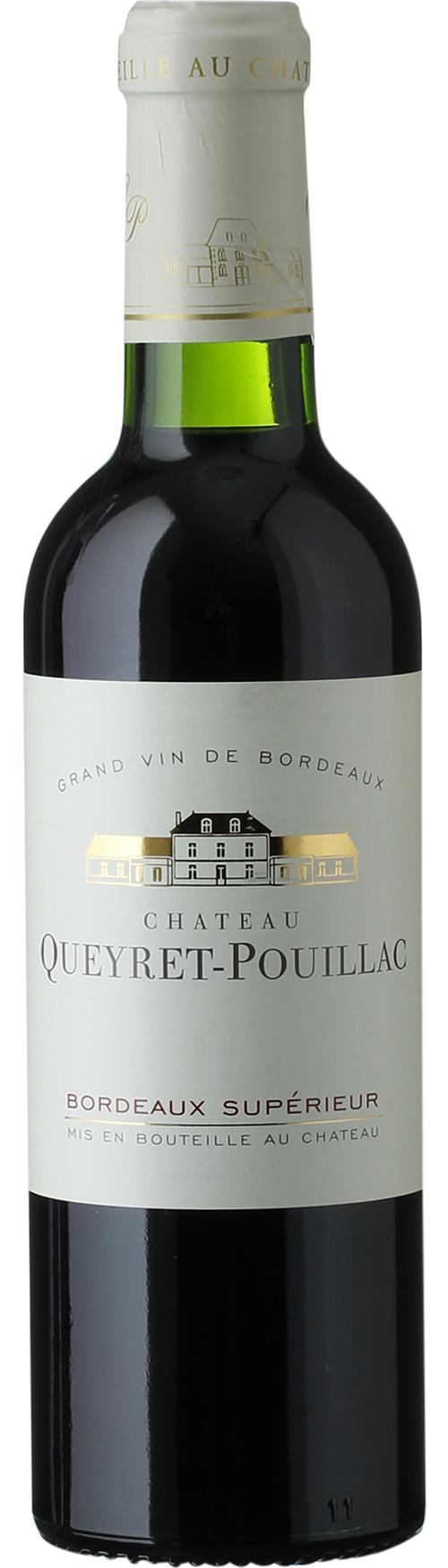 Château Queyret-Pouillac Bordeaux Supérieur 37,5 cl. wine bottle