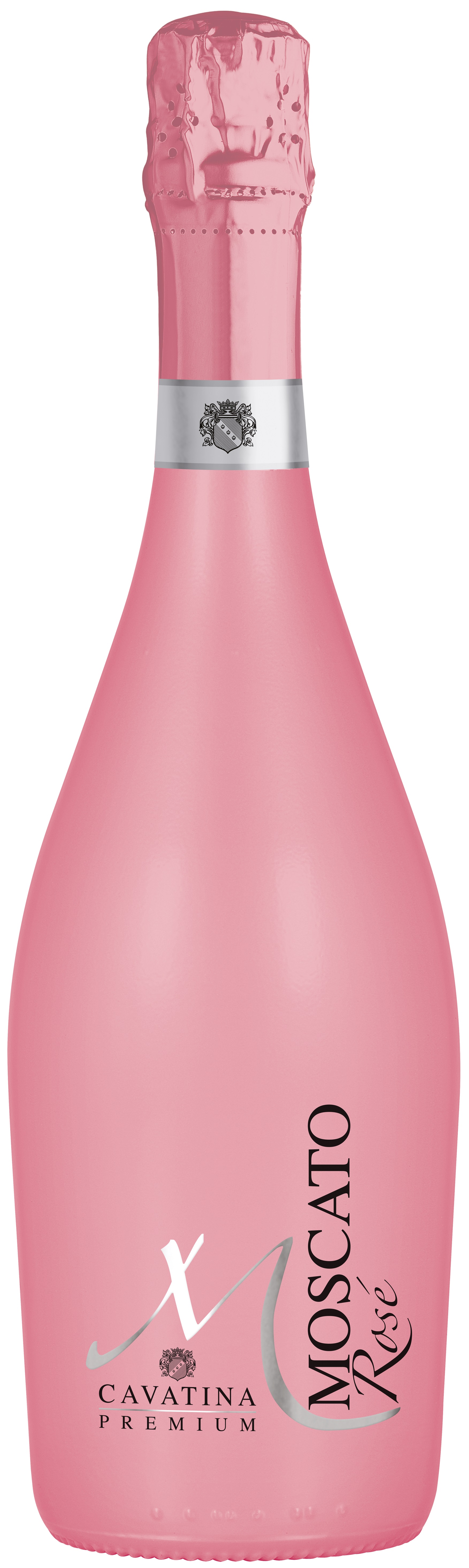 Cavatina Premium Moscato Rosé Spumante Dolce wine bottle