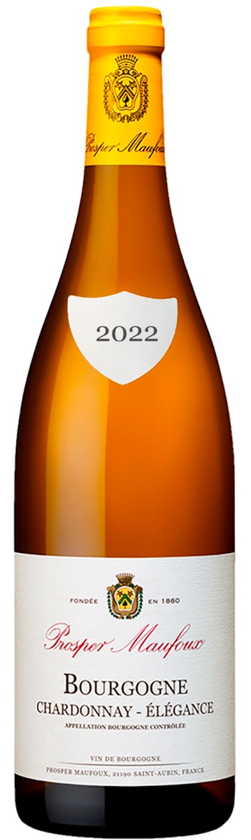 Prosper Maufoux Bourgogne Chardonnay Elegance 2022 wine bottle