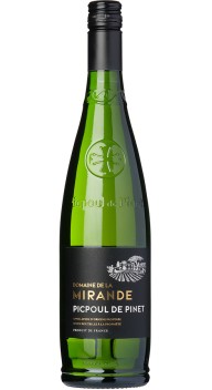 Picpoul de Pinet, Domaine de la Mirande  2024 wine bottle