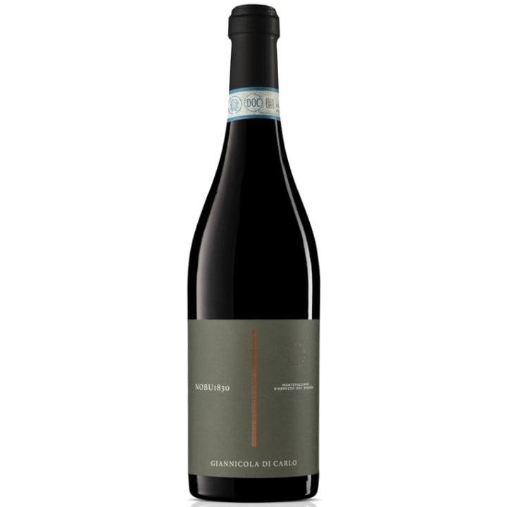 Nobu 1830 Montepulciano d’abruzzo DOC Riserva 2018 wine bottle