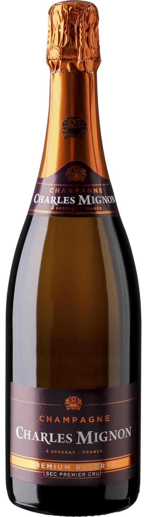 Charles Mignon 1. Cru Champagne Sec wine bottle