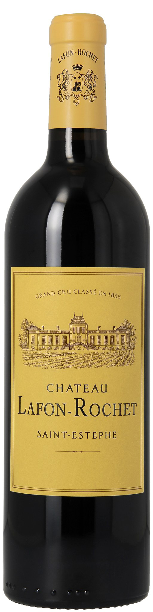 Chateau Lafon-Rochet Saint-Estephe 4. Cru Classé 2021 i trækasse wine bottle