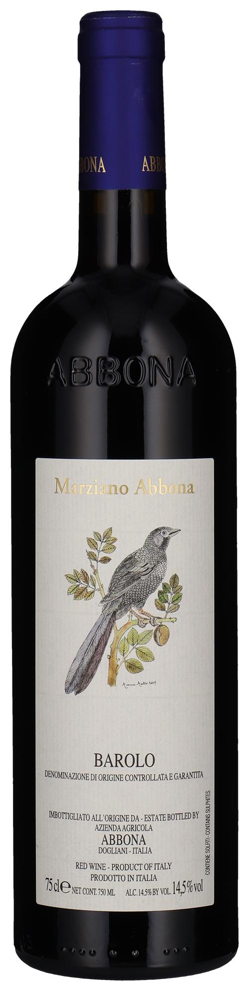Barolo 2022 wine bottle