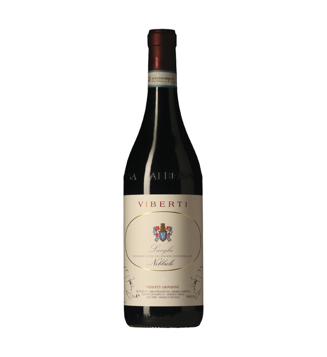 Viberti Langhe Nebbiolo D.O.C. wine bottle