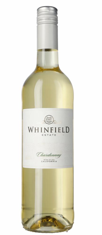 Whinfield Estate Chardonnay California wine bottle