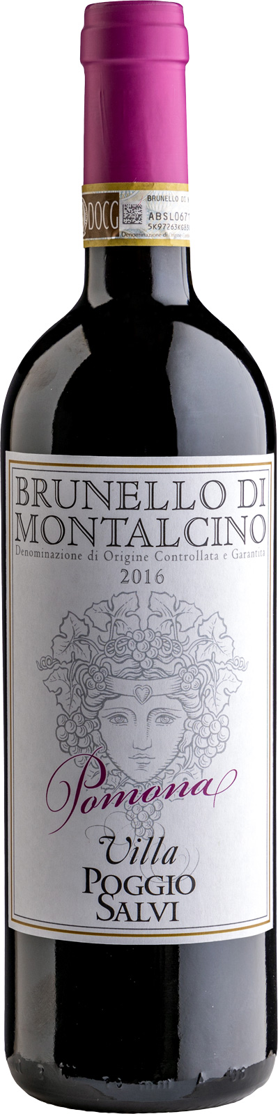 Villa Poggio Salvi Brunello di Montalcino Pomona 2016 wine bottle