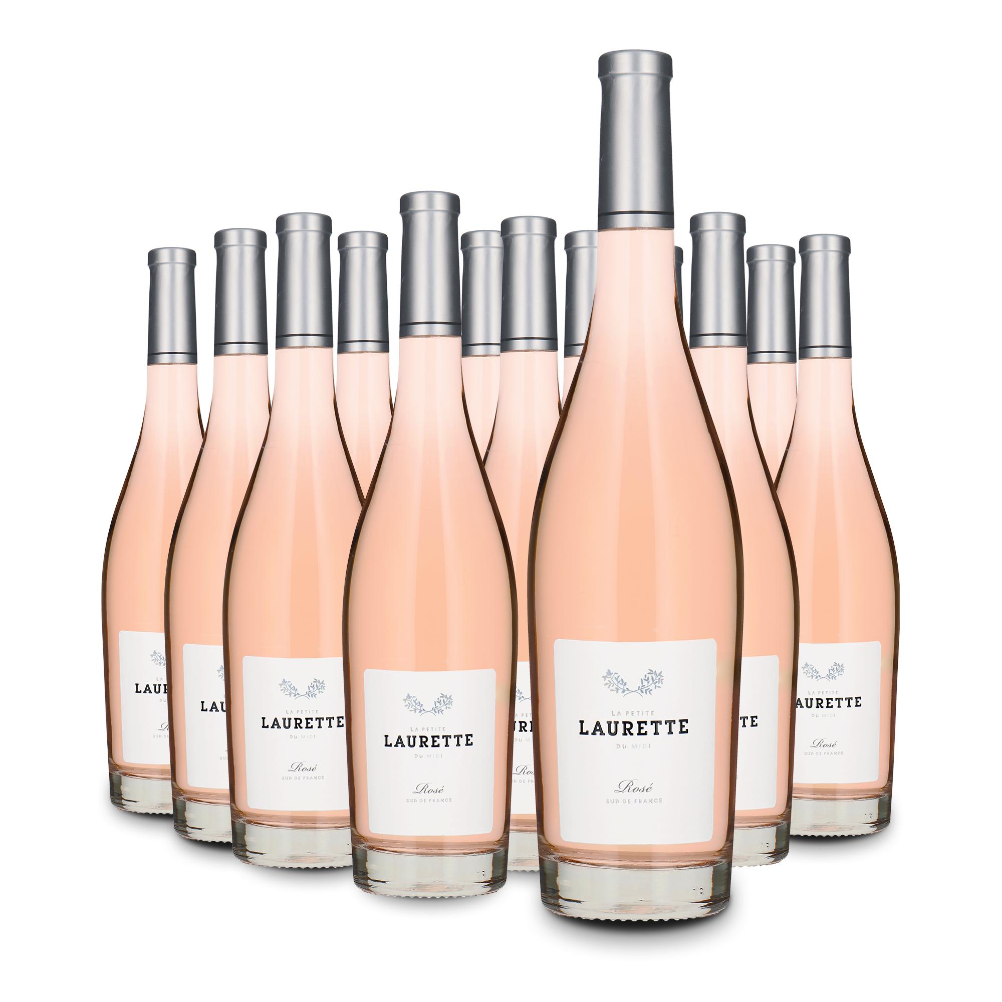 12 fl. Laurette Rosé og 1 Magnum 2024 wine bottle