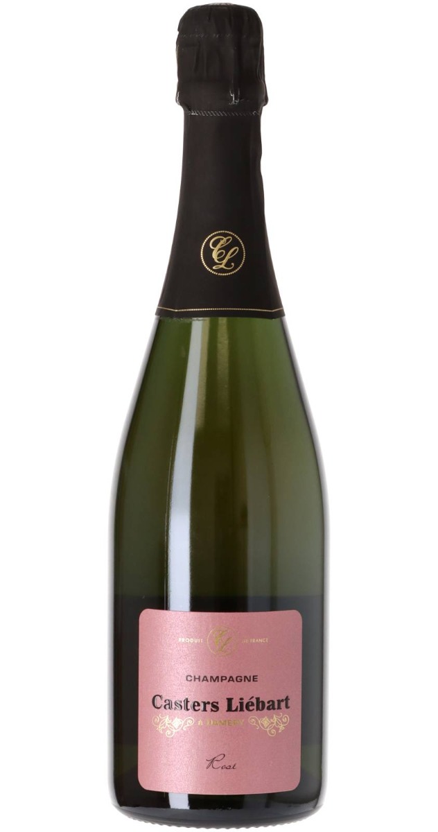 Casters Liébart Champagne Rosé Brut wine bottle