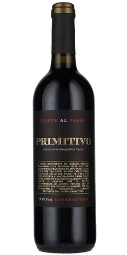 Corte al Passo, Primitivo Nuova Generazione Puglia 2021 wine bottle