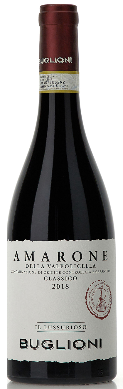 Buglioni Amarone della Valpolicella Il Lussurioso 2018 wine bottle