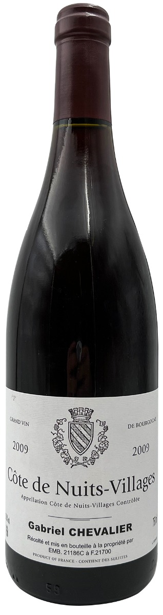 Gabriel Chevalier Côte de Nuits Villages 2009 wine bottle