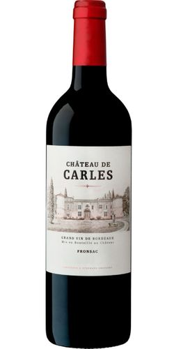 Chateau De Carles Fronsac 2018 wine bottle