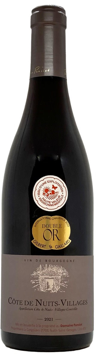 Domaine Pansiot Côte de Nuits-Villages 2021 wine bottle