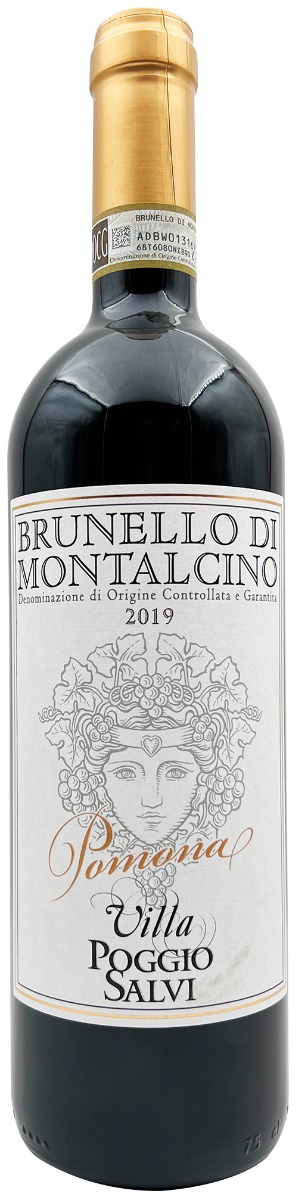Villa Poggio Salvi Brunello di Montalcino Pomona 2019 wine bottle