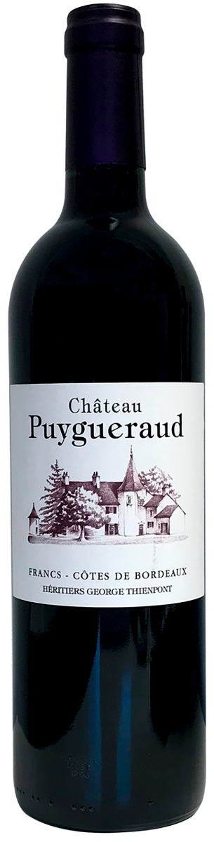 Chateau Puygueraud Francs Cotes de Bordeaux 2022 wine bottle