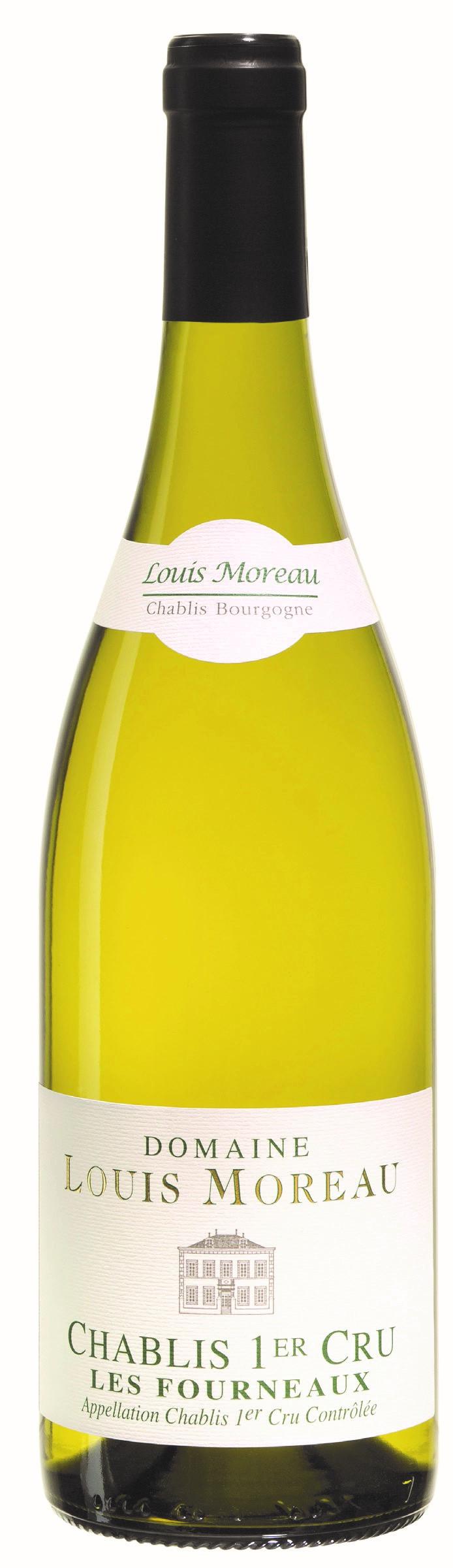 Louis Moreau Chablis 1er Cru Les Fourneaux 2019 wine bottle