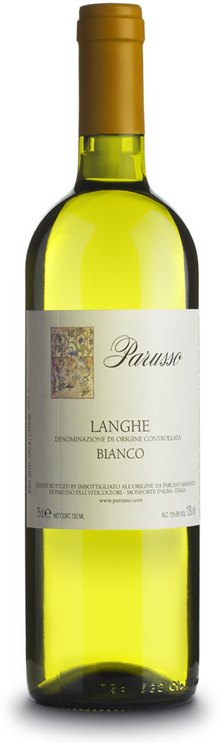 Parusso Langhe Bianco 2019 wine bottle