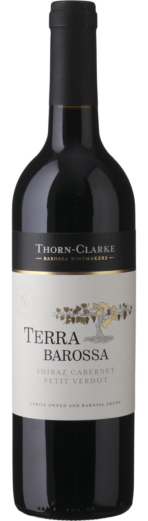 Thorn-Clarke Terra Barossa Shiraz/Cabernet Sauvignon/Petit Verdot wine bottle