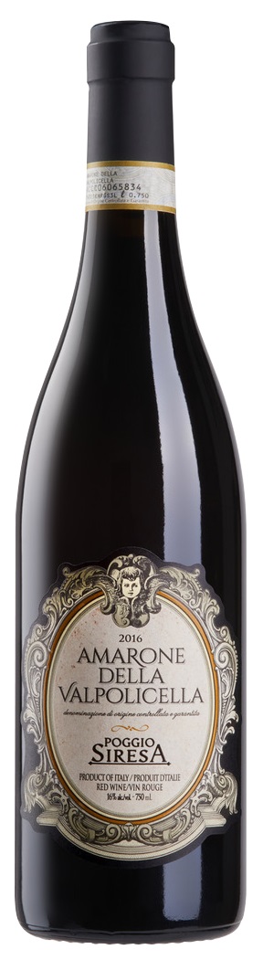 Poggio Siresa Amarone della Valpolicella  2016 wine bottle